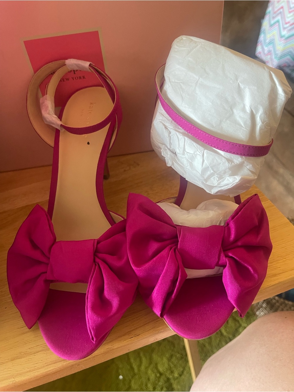 Kate Spade Gloria New Fuschia Heels Size 9.5 Dressy Party